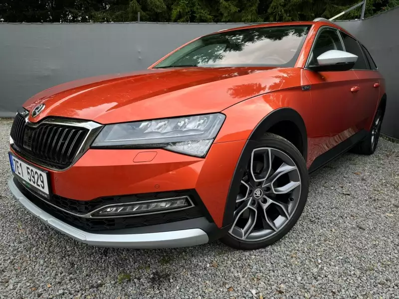 Škoda Superb III SCOUT 2.0 TSI 206kw 4x4 DSG 43 000km 2023 1. MAJITEL ČR