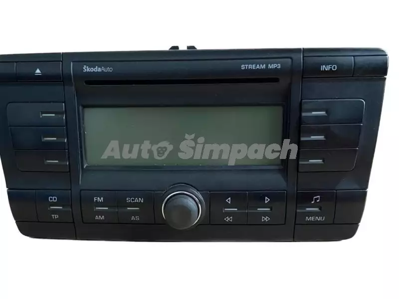 Rádio Stream MP3, 1Z0 035 161 B Škoda Octavia II-2