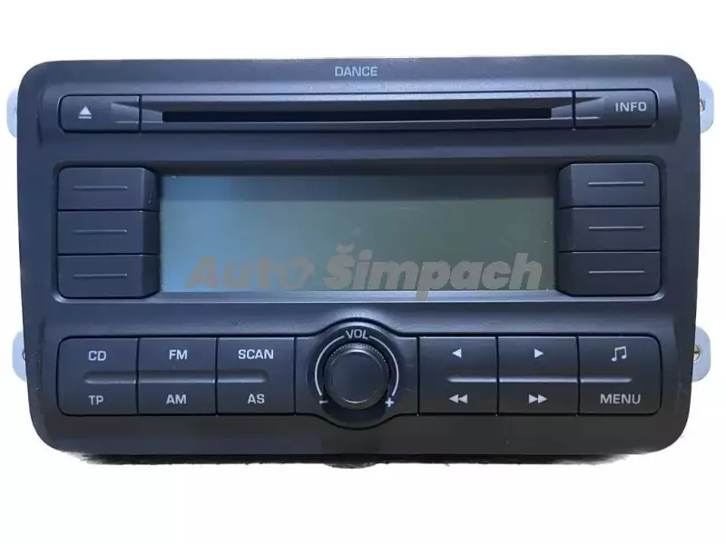 Rádio Dance, 5J0 035 161  Škoda Octavia II-2